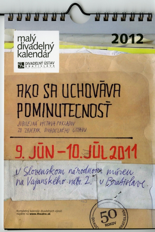 Malý divadelný kalendár 2012