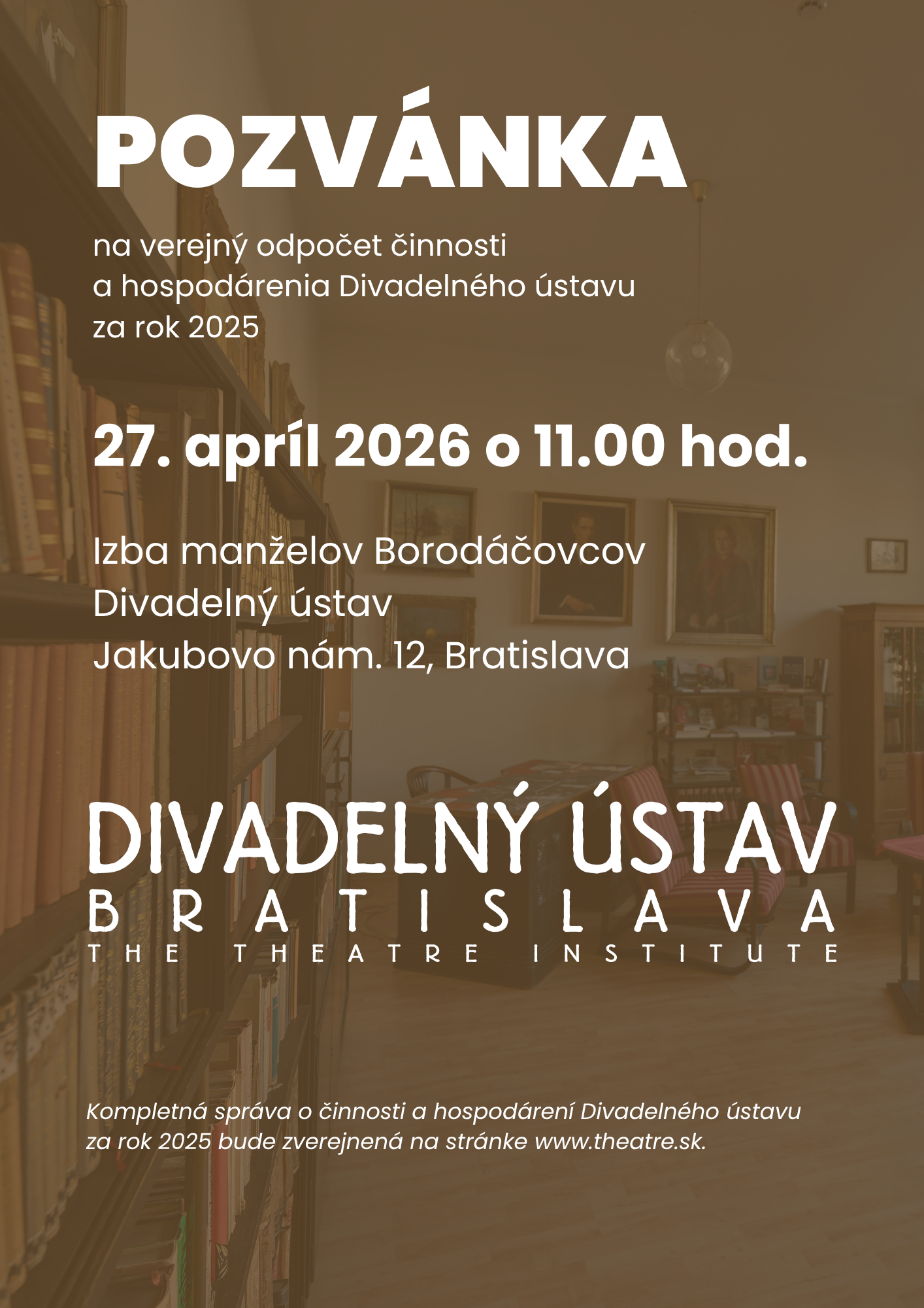 pozvánka na odpočet