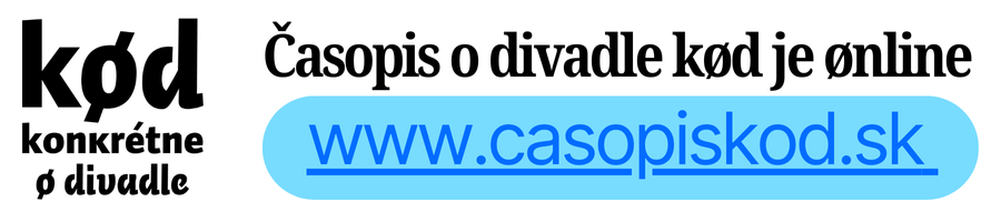 Banner: časopis kød – konkrétne o divadle je online