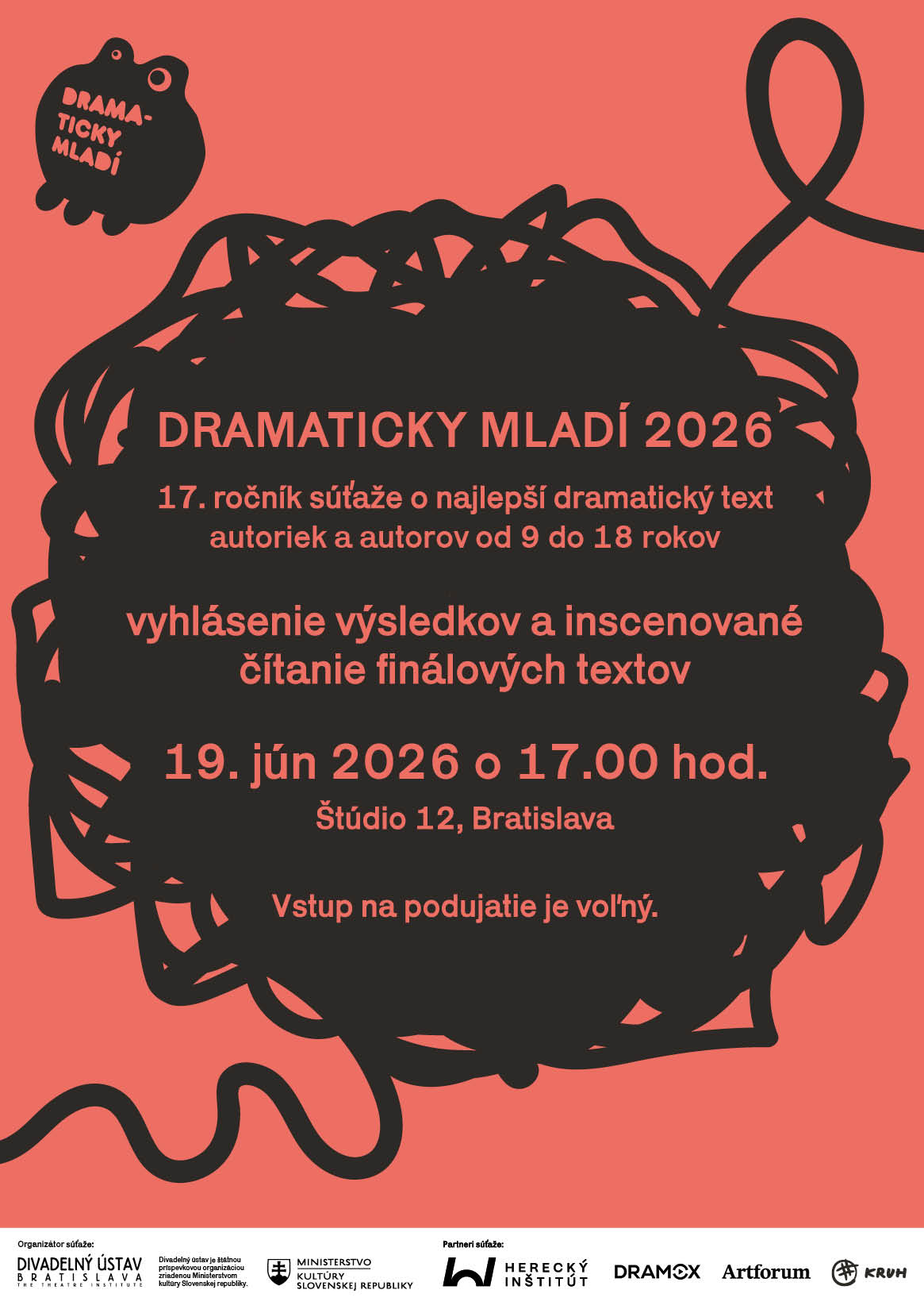 Pozvánka Dramaticky mladí 2026