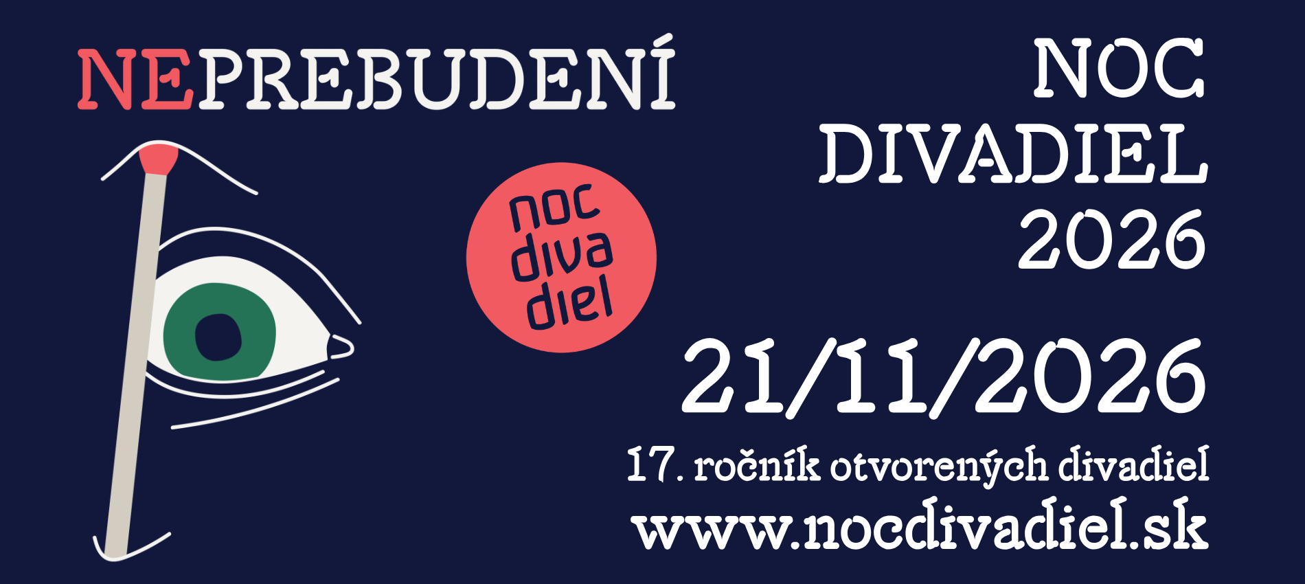 Noc divadiel 2026