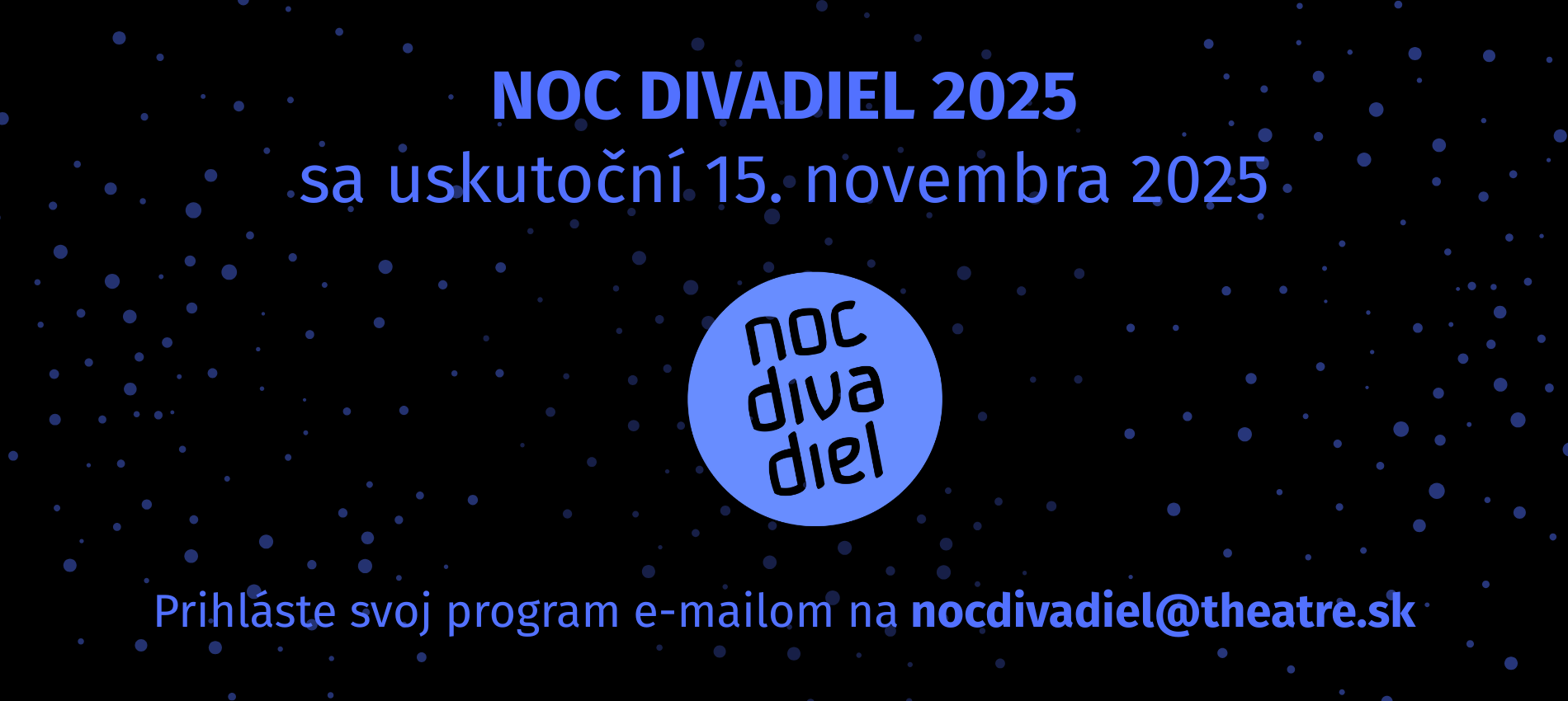 Noc divadiel 2025
