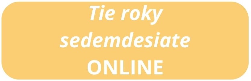 Záznam diskusie Tie roky sedemdesiate