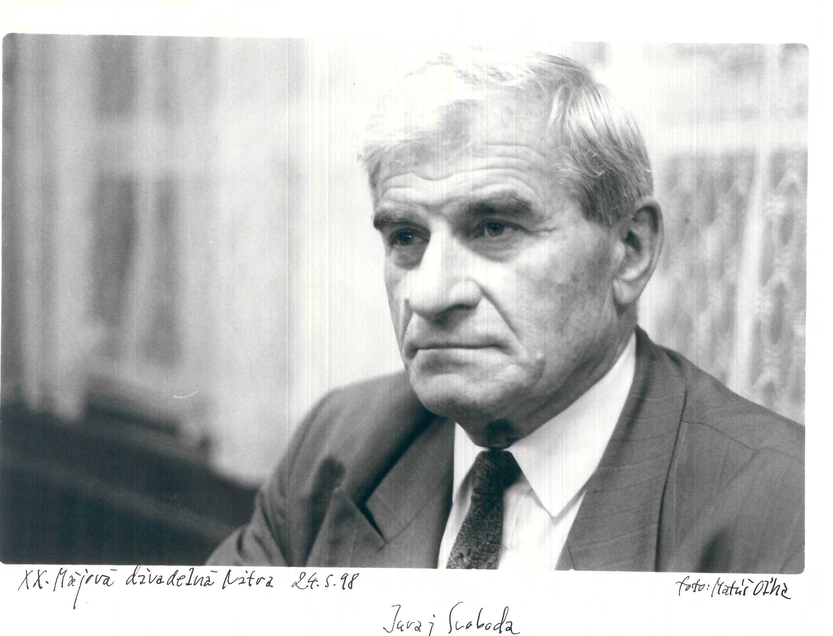 Juraj Svoboda (30. 12. 1933, Opava - 8. 9. 2023, Praha)
