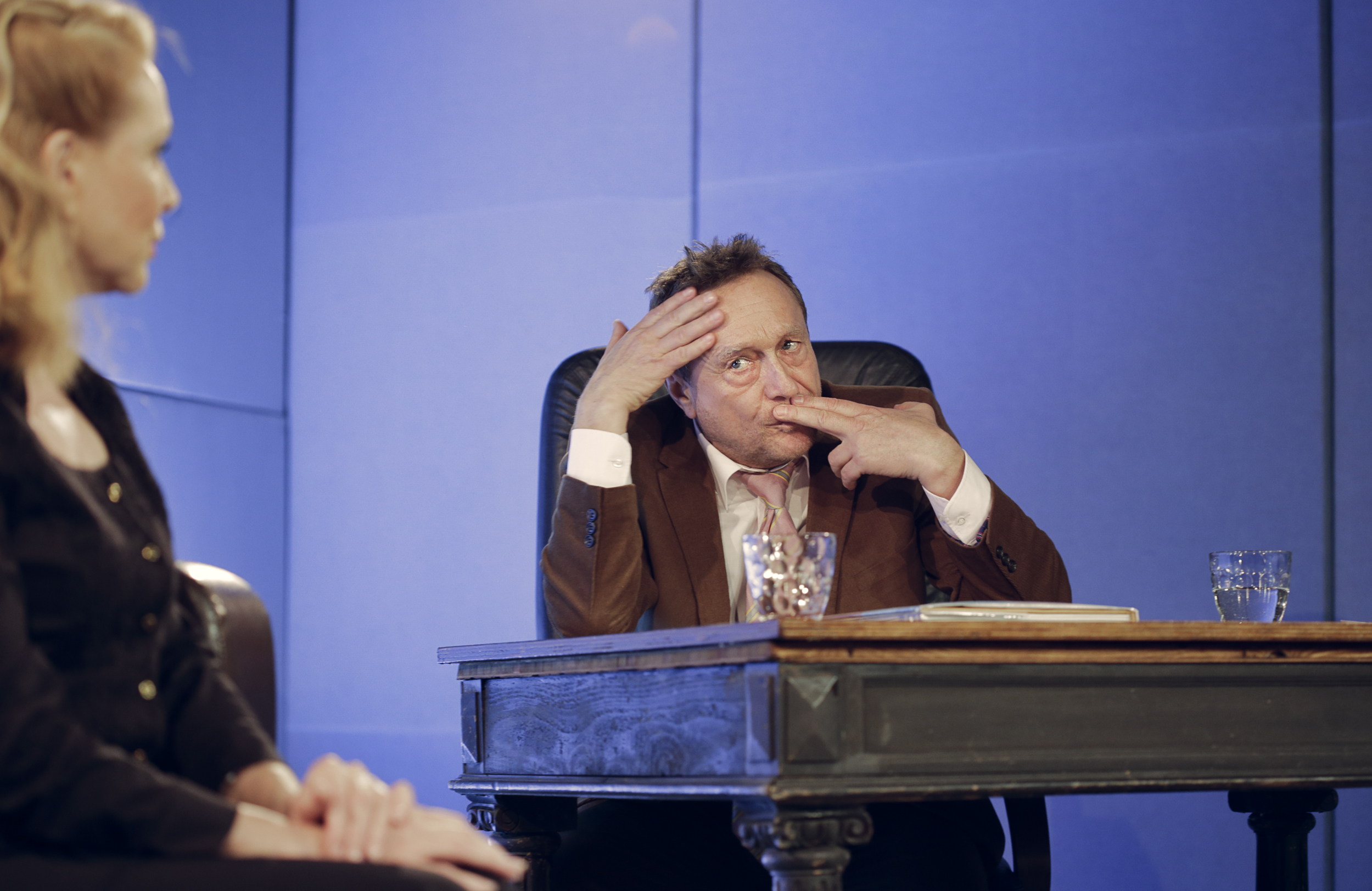 LENI (SND, 2013), Zdena Studenková (Leni Riefenstahl), Ľubomír Paulovič (Johnny Carson), foto: Andrej Balco