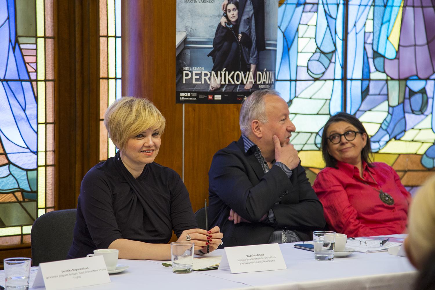 Tlačová konferencia festivalu Nová dráma/New Drama 2018