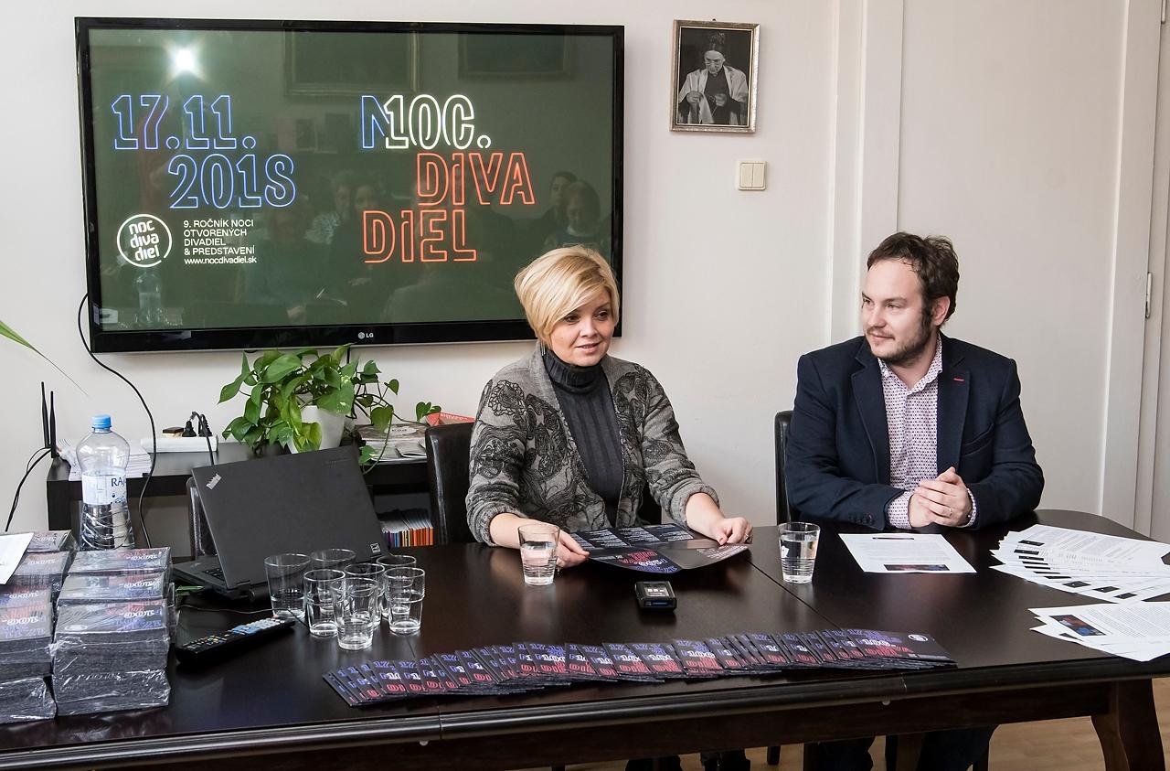 Tlačová konferencia Noc divadiel 2018