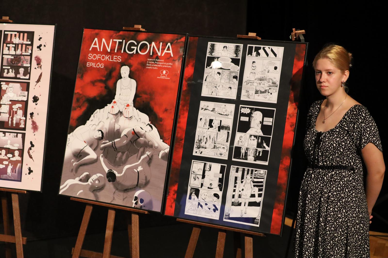 Interná prezentácia Antigona v grafickom románe