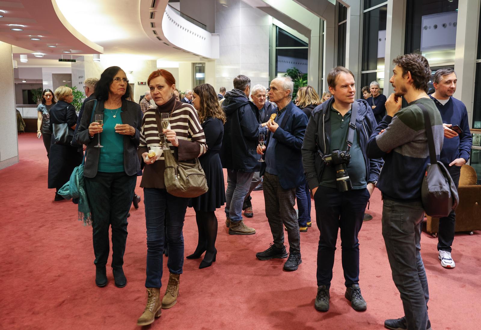 Vernisáž výstavy fotografií Roberta Tapperta s názvom Divadlo, foto: Jozef Barinka 