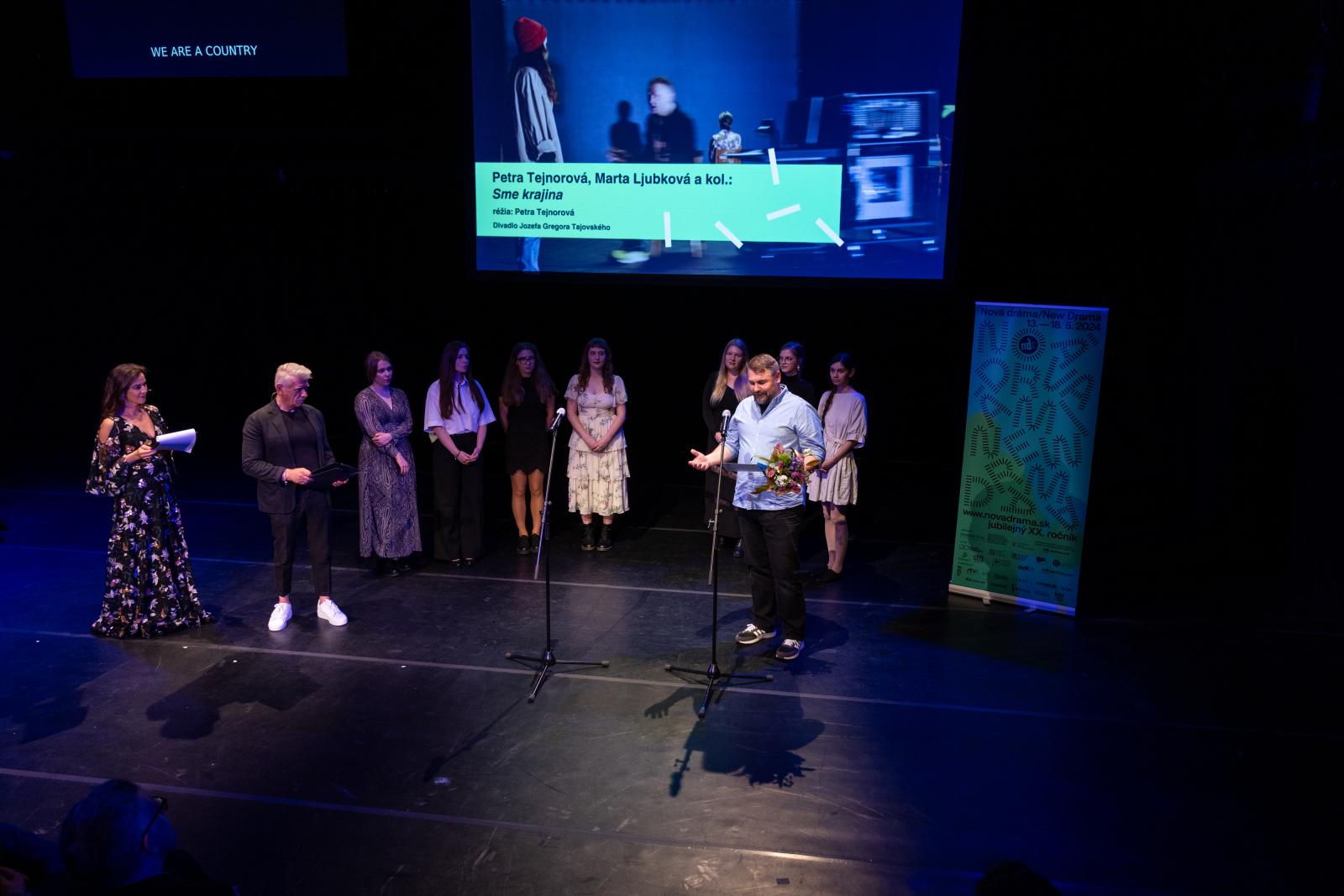 Galavečer festivalu Nová dráma/New Drama 2024, foto Tibor Géci