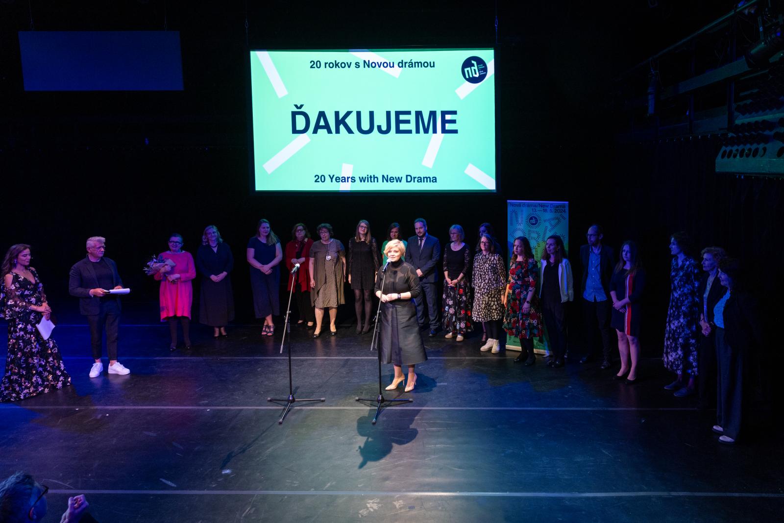 Galavečer festivalu Nová dráma/New Drama 2024, foto Tibor Géci