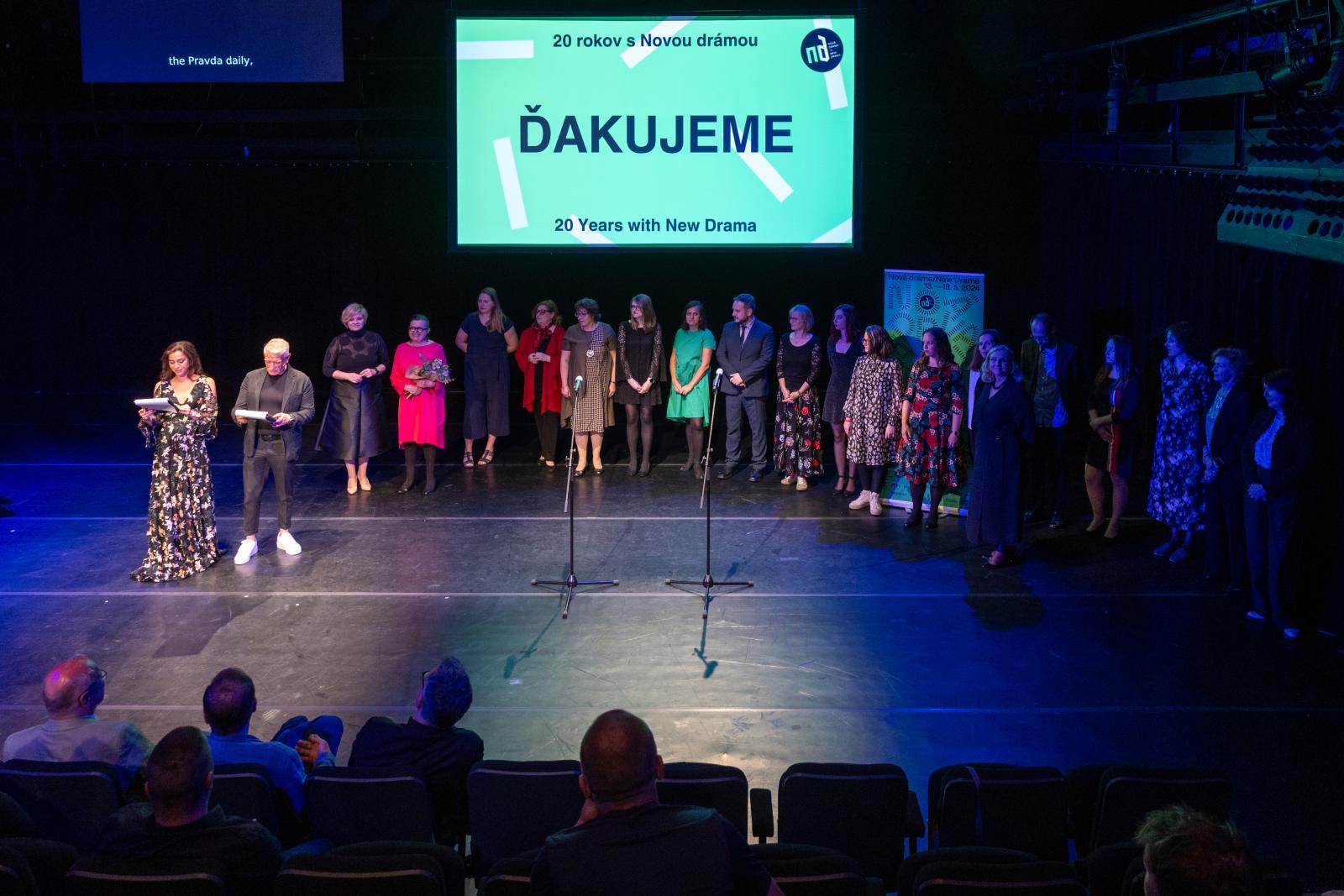 Galavečer festivalu Nová dráma/New Drama 2024, foto Tibor Géci