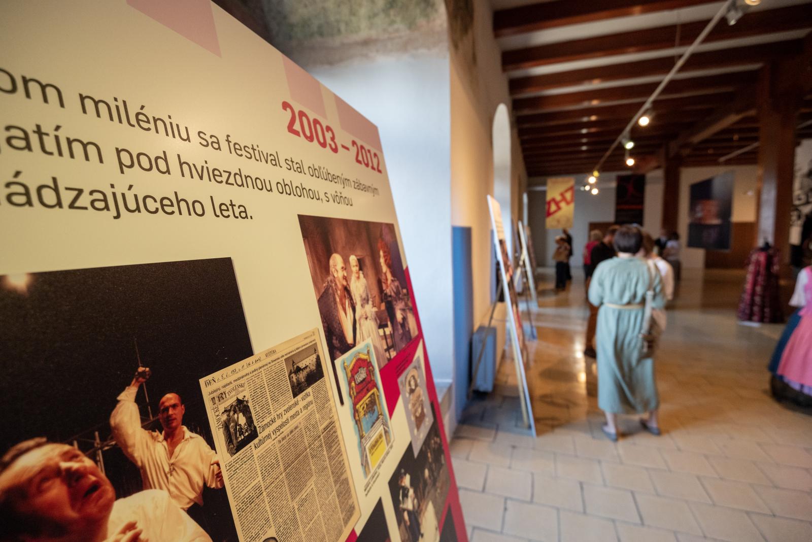 Výstava 50 rokov Zámockých hier zvolenských, foto Peter Zbončák
