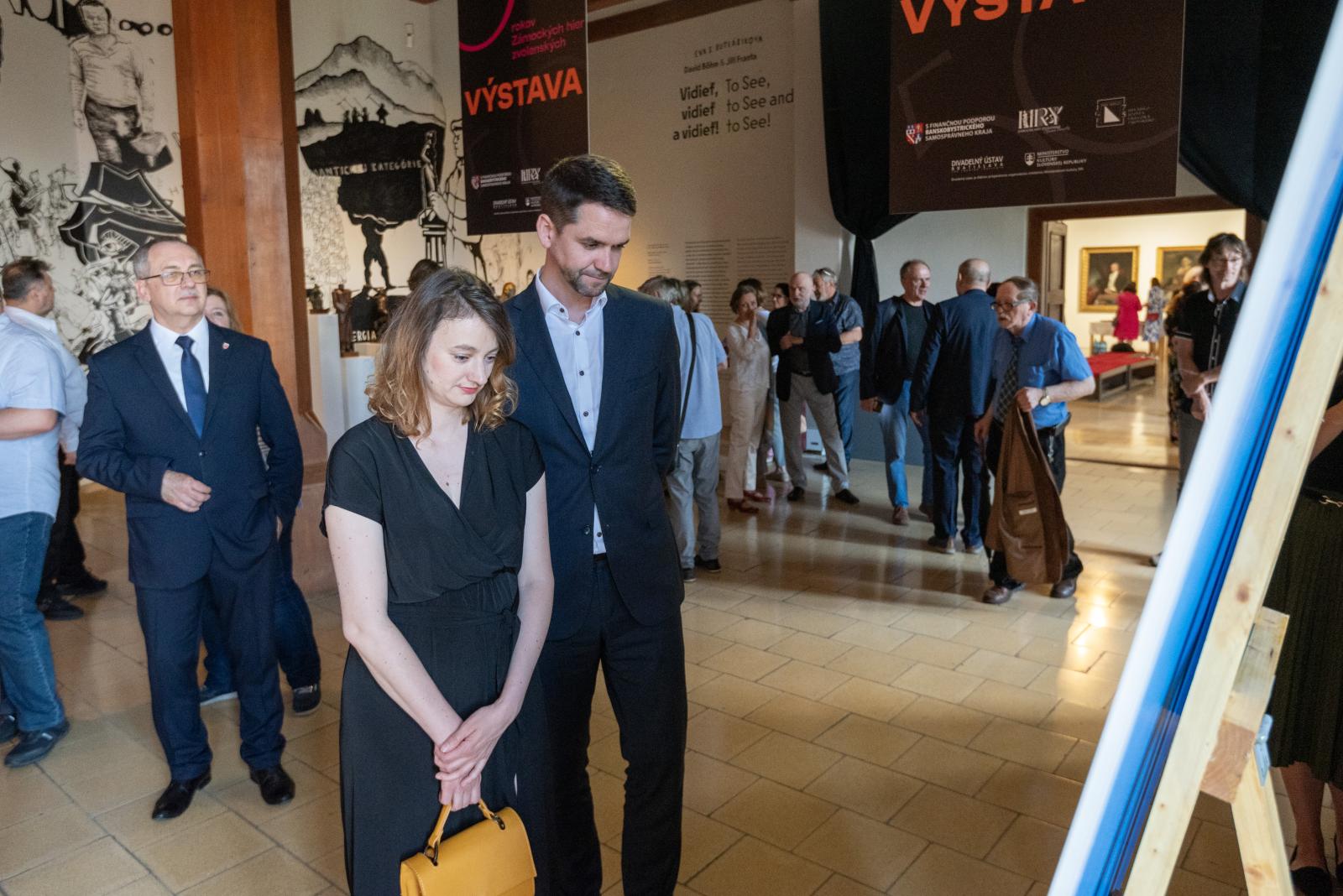 Výstava 50 rokov Zámockých hier zvolenských, foto Peter Zbončák