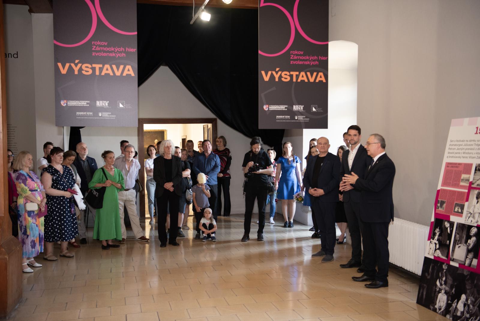 Výstava 50 rokov Zámockých hier zvolenských, foto Peter Zbončák