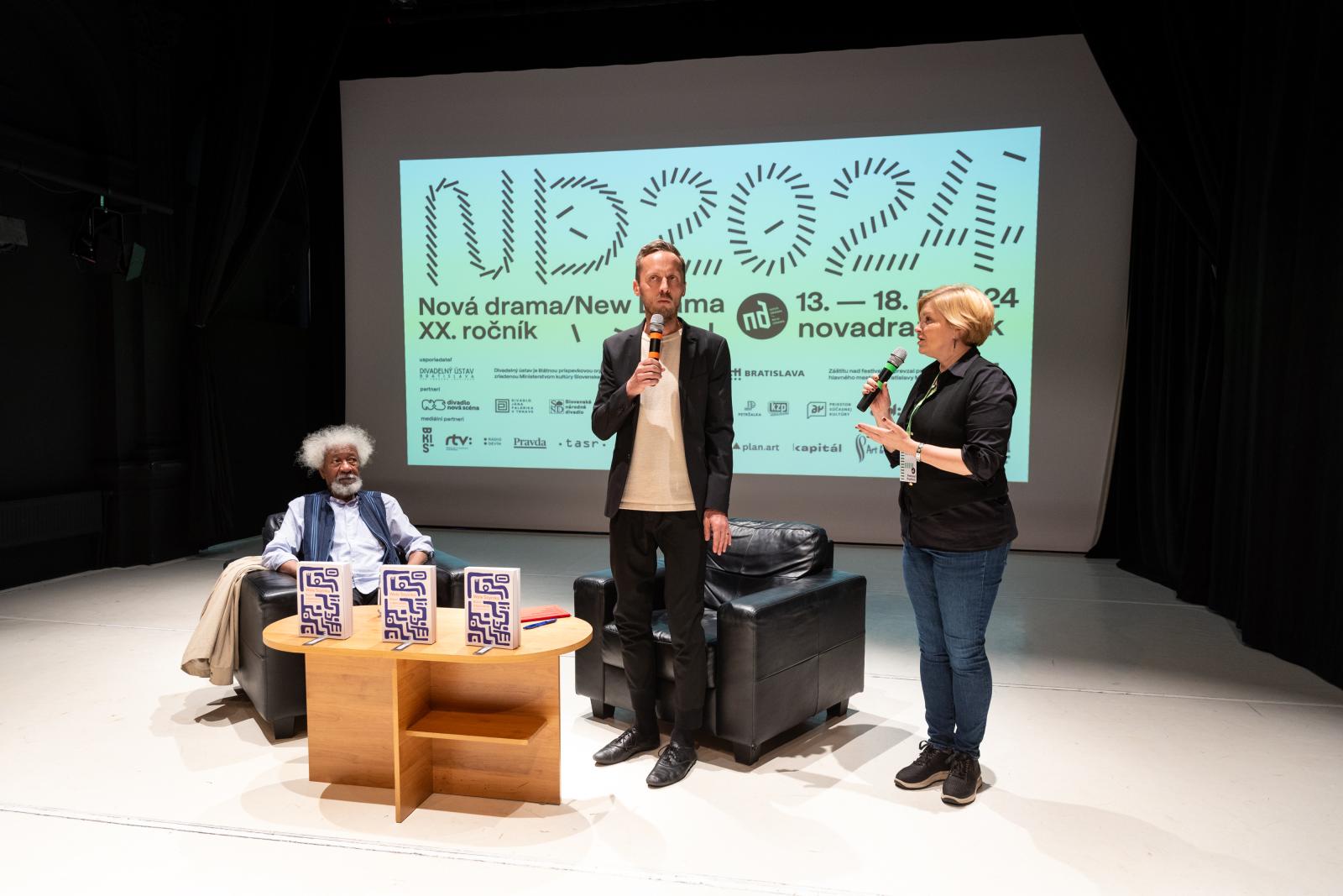 Nová dráma/New Drama 2024: Masterclass Wole Soyinku