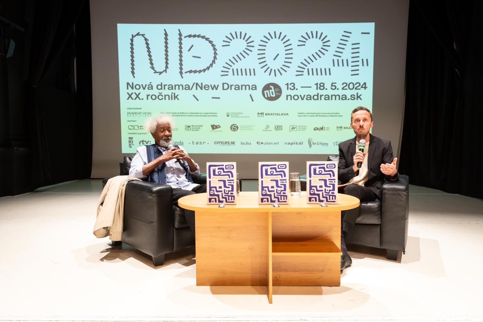 Nová dráma/New Drama 2024: Masterclass Wole Soyinku