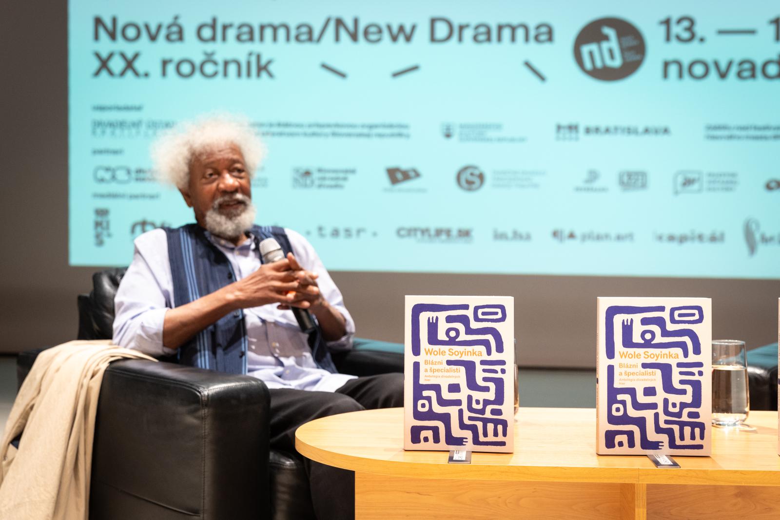 Nová dráma/New Drama 2024: Masterclass Wole Soyinku