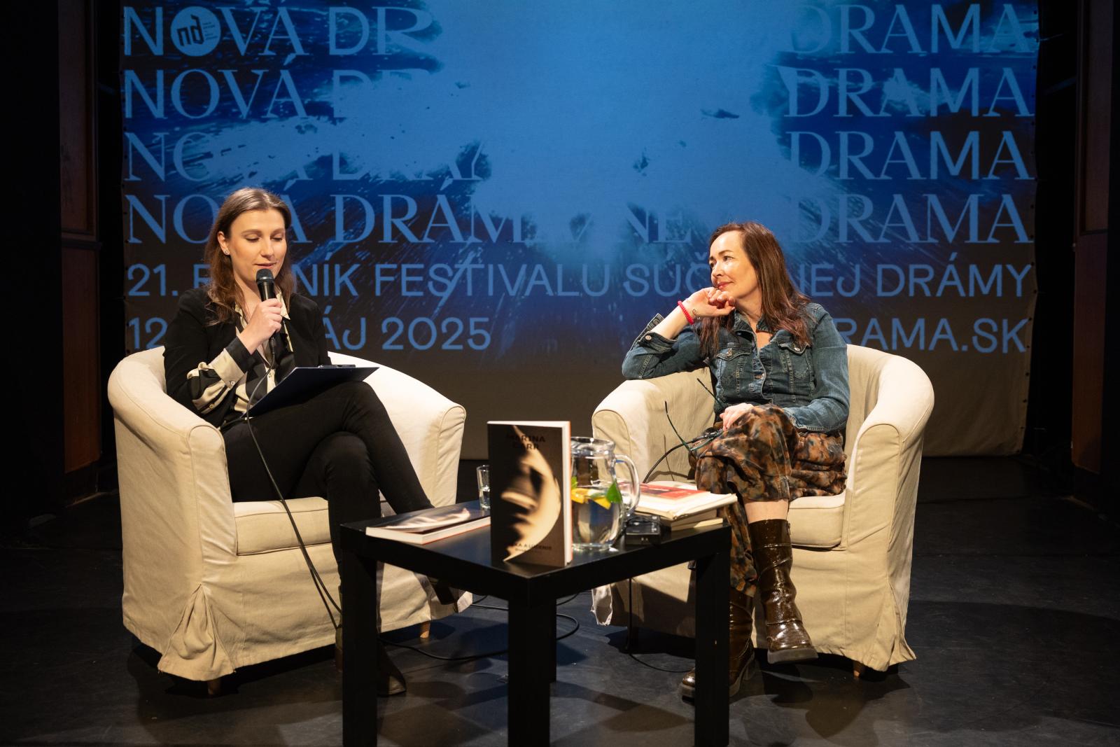 Nová dráma/New Drama 2025: masterclass Mariny Carr, foto Tibor Géci