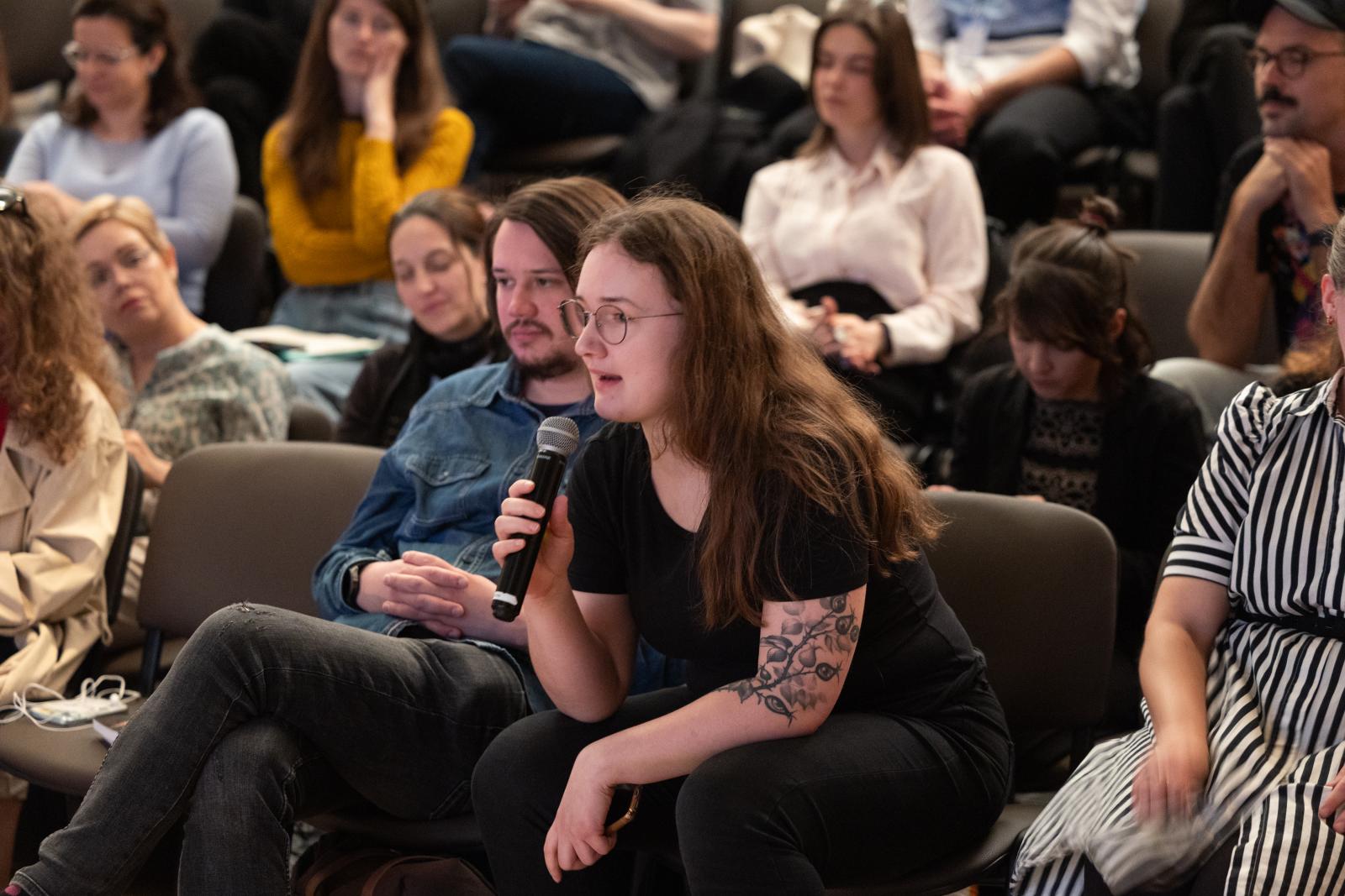 Nová dráma/New Drama 2025: masterclass Mariny Carr, foto Tibor Géci